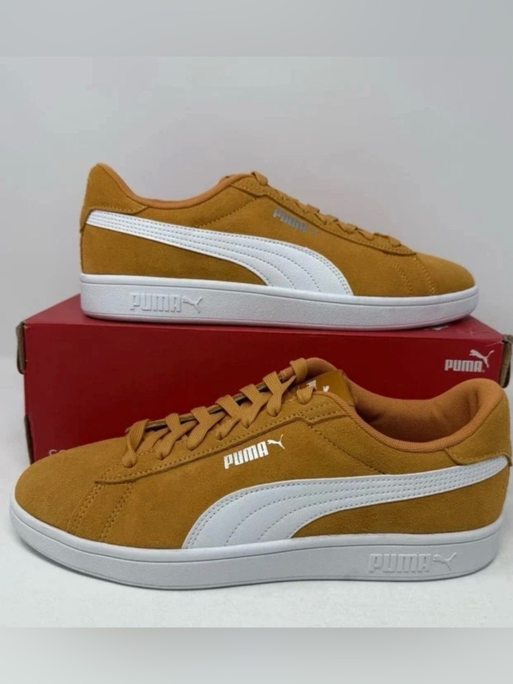 Puma Smash 3.0 Lace Up Desert Clay Shoes Casual Sneakers 390984-06 Mens Sz 10.5